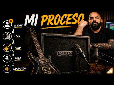 Mi proceso de Grabación de Guitarras para un cliente